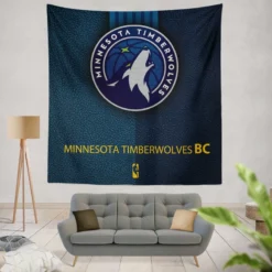 Minnesota Timberwolves Popular NBA Club Tapestry