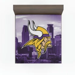 Minnesota Vikings Popular NFL American Football Team Fitted Sheet