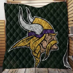Minnesota Vikings Professional American Football Team Quilt Blanket