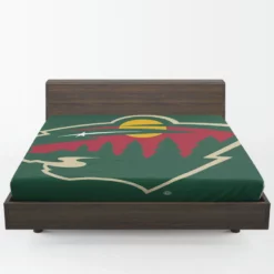 Minnesota Wild Professional NHL Hockey Club Fitted Sheet 1