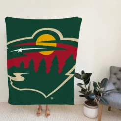 Minnesota Wild Professional NHL Hockey Club Fleece Blanket