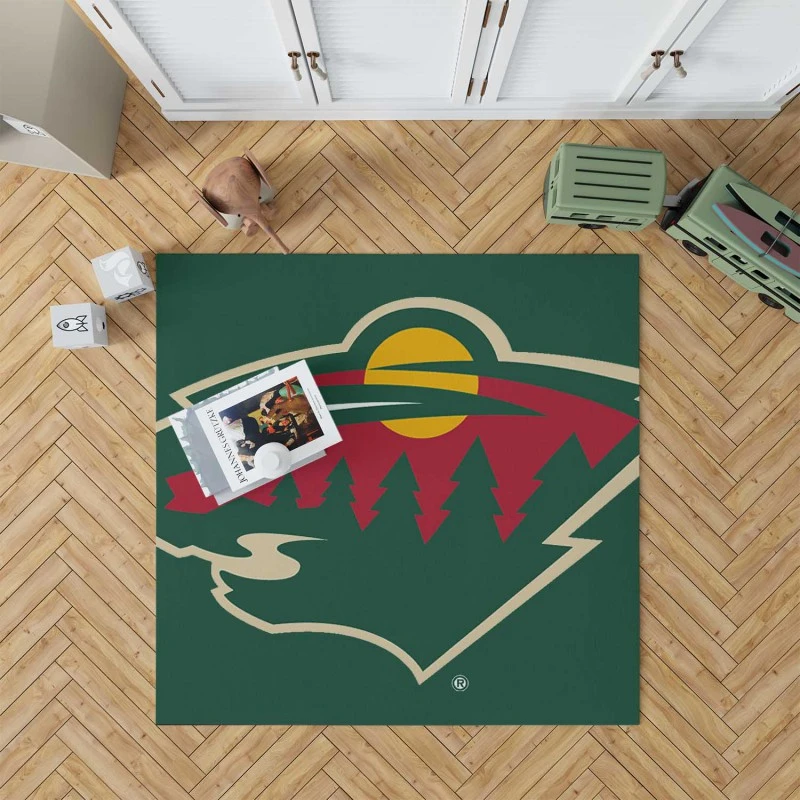 Minnesota Wild Professional NHL Hockey Club Rug