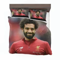 Mohamed Salah Committed Sports Player Bedding Set 1