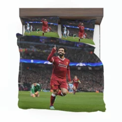 Mohamed Salah Competitive Football Player Bedding Set 1