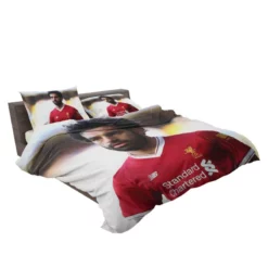 Mohamed Salah Confident Soccer Player Bedding Set 2