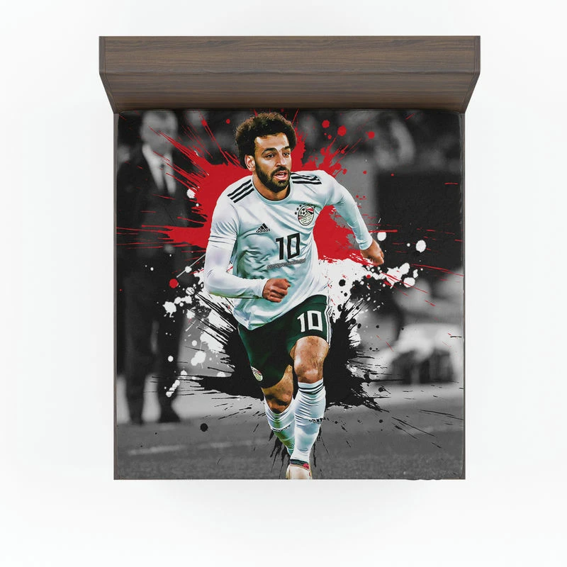 Mohamed Salah Egyptian Footballer Fitted Sheet