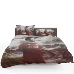 Mohamed Salah English Club Sports Player Bedding Set