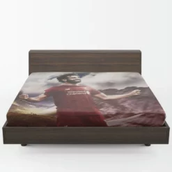 Mohamed Salah English Club Sports Player Fitted Sheet 1