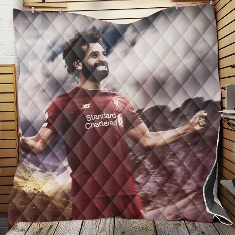 Mohamed Salah English Club Sports Player Quilt Blanket