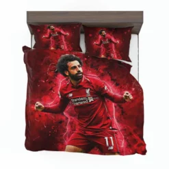 Mohamed Salah Extraordinary Football Player Bedding Set 1