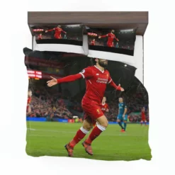 Mohamed Salah FIFA Club World Cup Football Player Bedding Set 1