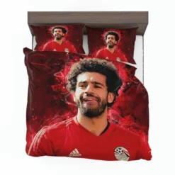 Mohamed Salah FIFA World Cup Footballer Bedding Set 1