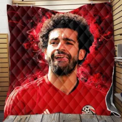 Mohamed Salah FIFA World Cup Footballer Quilt Blanket