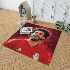 Mohamed Salah FIFA World Cup Footballer Rug 1