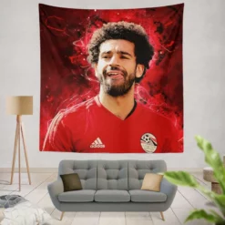 Mohamed Salah FIFA World Cup Footballer Tapestry