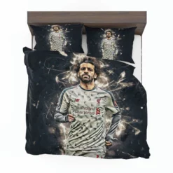 Mohamed Salah Ghaly Euphoric Footballer Player Bedding Set 1