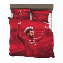 Mohamed Salah Liverpool Soccer Player Bedding Set 1