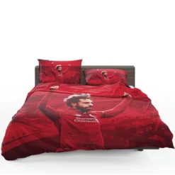Mohamed Salah Liverpool Soccer Player Bedding Set