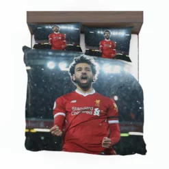 Mohamed Salah Sportive Football Player Bedding Set 1