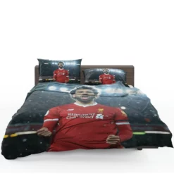 Mohamed Salah Sportive Football Player Bedding Set