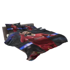 Mohamed Salah Spright Football Player Bedding Set 2