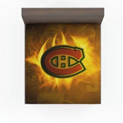 Montreal Canadiens Popular Canadian Hockey Club Fitted Sheet