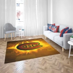 Montreal Canadiens Popular Canadian Hockey Club Rug 2