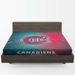 Montreal Canadiens Professional NHL Hockey Club Fitted Sheet 1