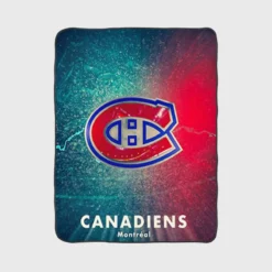 Montreal Canadiens Professional NHL Hockey Club Fleece Blanket 1