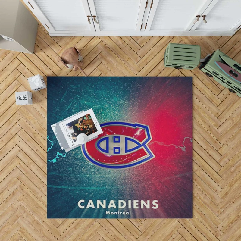 Montreal Canadiens Professional NHL Hockey Club Rug