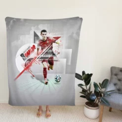 Most Goal in FIFA WC Cristiano Ronaldo Fleece Blanket