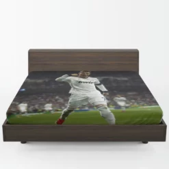 Most Score Real Madrid Player Cristiano Ronaldo Fitted Sheet 1