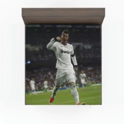 Most Score Real Madrid Player Cristiano Ronaldo Fitted Sheet