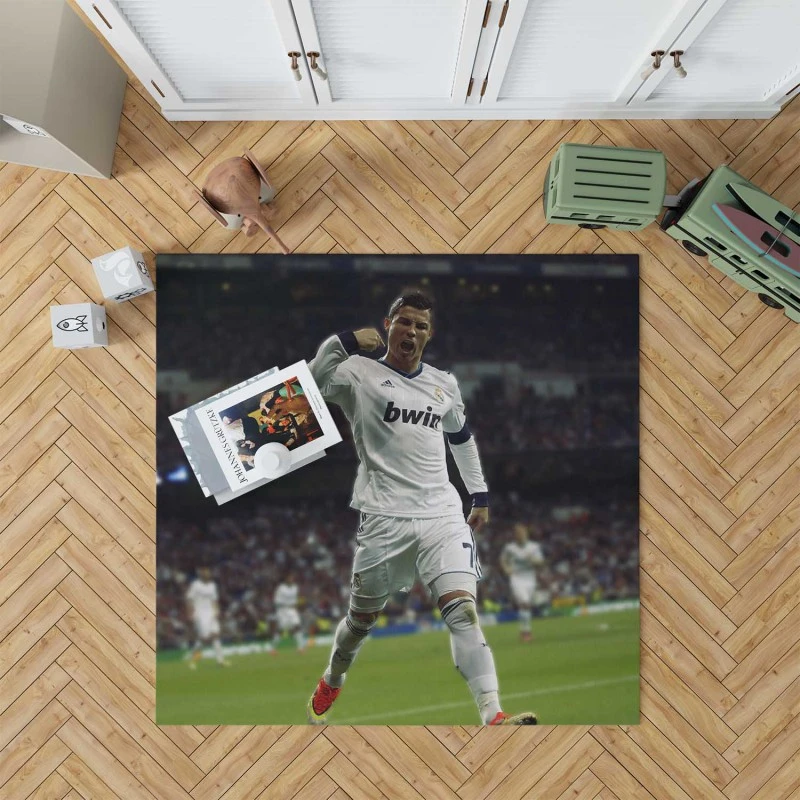 Most Score Real Madrid Player Cristiano Ronaldo Rug