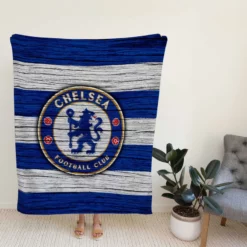 Most Winning Chelsea Club Logo Fleece Blanket