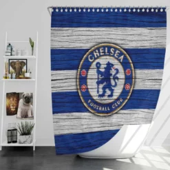 Most Winning Chelsea Club Logo Shower Curtain