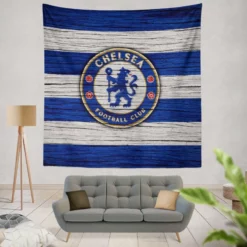 Most Winning Chelsea Club Logo Tapestry