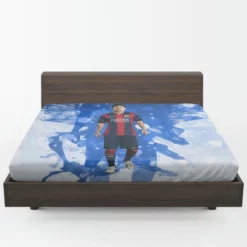 Motivating Sports Player Lionel Messi Fitted Sheet 1