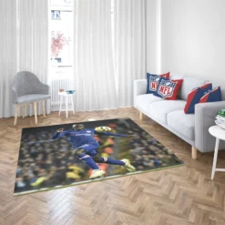 N Golo Kante Energetic Chelsea Football Player Rug 2