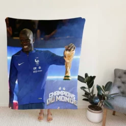 N Golo Kante FIFA World Cup Player Fleece Blanket