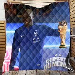 N Golo Kante FIFA World Cup Player Quilt Blanket