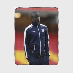 N Golo Kante French Professional Football Player Fleece Blanket 1