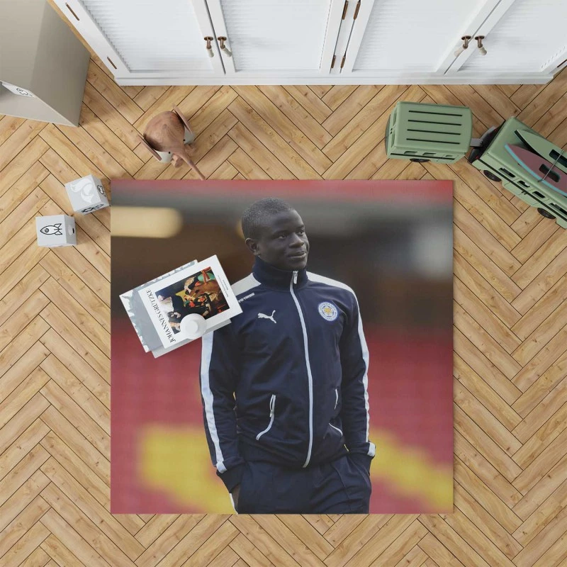 N Golo Kante French Professional Football Player Rug