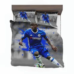 N Golo Kante Uniqe French Football Player Bedding Set 1