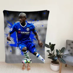 N Golo Kante Uniqe French Football Player Fleece Blanket