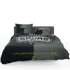 NBA Basketball Club San Antonio Spurs Logo Bedding Set