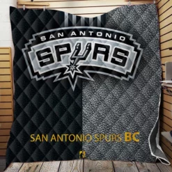 NBA Basketball Club San Antonio Spurs Logo Quilt Blanket