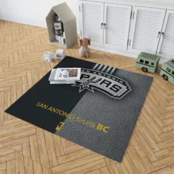 NBA Basketball Club San Antonio Spurs Logo Rug 1