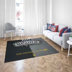 NBA Basketball Club San Antonio Spurs Logo Rug 2