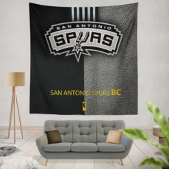 NBA Basketball Club San Antonio Spurs Logo Tapestry